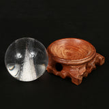 Melting,Stone,Sphere,Quartz,Clear,Crystals,Healing,Decor,Stand