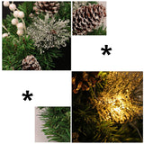 Light,Christmas,Garland,Wreath,Decorations