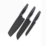 KCASA,Black,Stainless,Steel,Kitchen,Knife,Coating,Sharp,Blade,Knife,Light,Weight,Handle,Kitchen,Knife