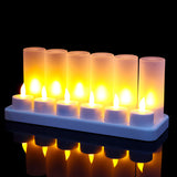 12PCS,Rechargeable,Candle,Lamps,Flameless,Light,Decoration