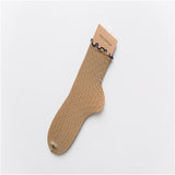 Women,Summer,Breathable,Middle,Socks,Hollow,Socks