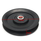 Nylon,Bearing,Pulley,Wheel,115mm,Black,Wheel,Cable,Fitness,Equipment,Part"