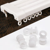 50Pcs,Plastic,Curtain,Track,Rollers,Glider,Carriers,Slide,Wheels,Hooks