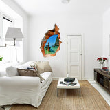 Seascape,Decals,Removable,Attractive,Scenery,Stickers,Decor