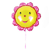 Aluminum,Sunflower,Balloon,Smiling,Balloons,Birthday,Party,Decoration