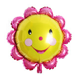 Aluminum,Sunflower,Balloon,Smiling,Balloons,Birthday,Party,Decoration